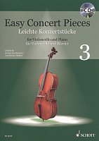 Easy Concert Pieces 3 + CD / snadné přednesové skladby pro violoncello a klavír