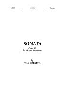 Creston: SONATA op.19 / altový saxofon a klavír