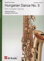 Hungarian Dance No. 5 / saxophone quartet (SATB)