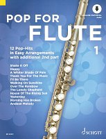 Pop for Flute 1  + Audio Online / 12 pop hitů ve snadném aranžmá pro jednu nebo dvě příčné flétny