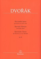 DVOŘÁK: Slovanské tance op. 46 / 1 klavír 4 ruce