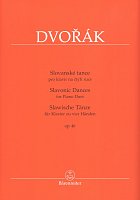 DVOŘÁK: Slovanské tance op. 46 / 1 klavír 4 ruce