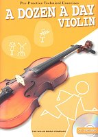 A DOZEN A DAY (Pre-Practice Technical Exercises) + CD / violin