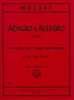 Mozart: Adagio & Allegro, K.594 / priečna flauta, hoboj, klarinet a fagot