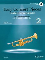 Easy Concert Pieces 2 + Audio Online / snadné koncertní skladby pro trumpetu (trubku) a klavír