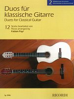 Duets for Classical Guitar 2 / 12 duet pro dvě klasické kytary