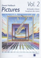 PICTURES 2 by Daniel Hellbach + CD / altový saxofon a klavír