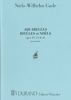 AQUARELLES, IDYLLES & NOËLS / solo piano