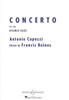 Capuzzi: Concerto for the Double Bass and Piano / kontrabas a klavír