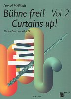 Hellbach: Bühne Frei! Curtains Up! v.2 + CD / flute and piano