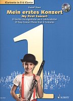 My First Concert + CD / very easy concert pieces for  clarinet and piano