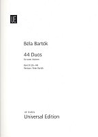 44 DUOS 2 (No.26-44) by Béla Bartók - dvoje housle