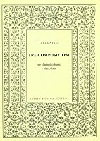 Sluka: TRE COMPOSIZIONI per clarinetto basso e pianoforte / basový klarinet a klavír