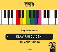Colourful keys: piano exercises for beginners (in Czech)