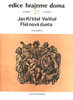 Vaňhal: Flétnová dueta / šest snadných skladeb pro dvě příčné flétny