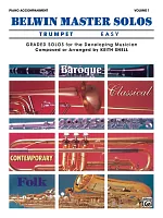 BELWIN MASTER SOLOS EASY TRUMPET / piano