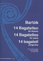 BARTÓK: 14 Bagatelles for piano / 14 krátkých skladeb pro středně pokročilé klavíristy
