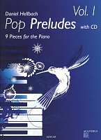 Pop Preludes 1 by Daniel Hellbach + CD / klavír