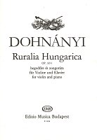 DOHNÁNYI: Ruralia Hungarica Op.32c / violin + piano
