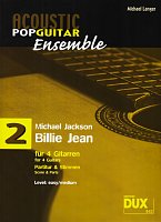 Acoustic Pop Guitar Ensemble 2: Billie Jean (Jackson) / 4 kytary (kytarový soubor)