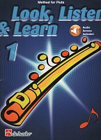LOOK, LISTEN & LEARN 1 + CD method for flute