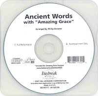 Ancient Words (with Amazing Grace) - CHOIRTRAX CD - hudební doprovod