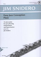 EASY JAZZ CONCEPTION + Audio Online / flute (15 solo etudes for jazz phrasing, interpretation and improvisation)
