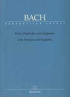 Bach: Malá preludia a fughetty (URTEXT) / Little Preludes and Fughettas / klavír sólo