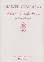 Grandjany: Aria in Classic Style for Harp + Organ / harfa + varhany