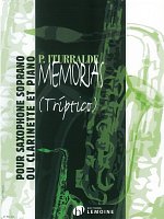 Iturralde: Memorias (Tríptico) / sopránový saxofon (klarinet) a klavír
