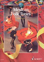 Mexican Folk Tunes + CD / 14 písní pro dvě příčné flétny
