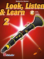LOOK, LISTEN & LEARN 2 + Audio Online  method for clarinet / klarinet