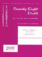 Seventy-Eight Duets for Flute and Clarinet 1 (1-55) / 78 duet pro příčnou flétnu a klarinet 1