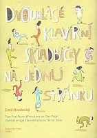 Dvouhlasé klavírní skladbičky na jednu stránku - Emil Hradecký