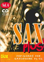 SAX PLUS ! vol. 6 + CD   alto / tenor saxofon