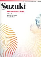 SUZUKI SOPRANO RECORDER SCHOOL 4 - zobcová flétna