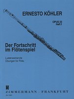 Köhler: Der Fortschritt im Flotenspiel, Opus 33, Heft 1 / Pokrok ve hře na příčnou flétnu, díl 1
