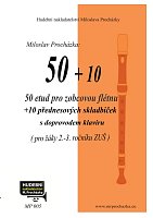 50 etud + 10 přednesových skladbiček (s klavírním doprovodem) / zobcová flétna