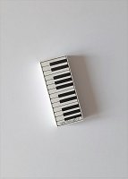 Eraser with musical motif - piano