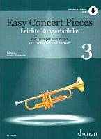 Easy Concert Pieces 3 + Audio Online / snadné koncertní skladby pro trumpetu a klavír