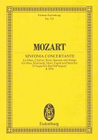 MOZART - SINFONIA CONCERTANTE Es-DUR, K 297b for oboe, clarinet, horn, basson and strings / partitura