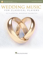 WEDDING MUSIC for Classical Players + Audio Online / příčná flétna a klavír