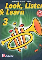 LOOK, LISTEN & LEARN 3 + CD  method for trumpet / trumpeta
