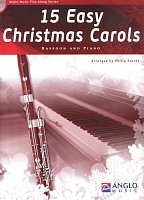 15 Easy Christmas Carols + CD / fagot i fortepian