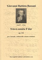 Bassani: Trio Sonata in F major Op.5/6 / 2 violins, cello and basso continuo (piano)