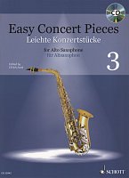 Easy Concert Pieces 3 + CD / altový saxofon a klavír - snadné přednesové skladby