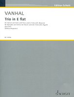 Vaňhal: Trio in E flat / klarinet, husle a klavír (violončelo, fagot)