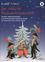 Das fröhliche Weihnachtsliederheft + Audio Online / vánoční písně a koledy pro klarinet a klavír