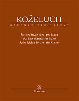 Koželuch: Six Easy Sonatas for Piano