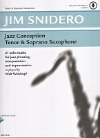 JAZZ CONCEPTION + Audio Online / tenor sax - 21 solo etudes for jazz phrasing, interpretation and improvisation